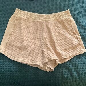 Aerie High Waisted Waffle Short- Toasty